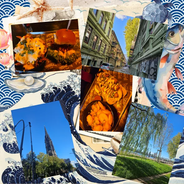 Hamburg and food pics